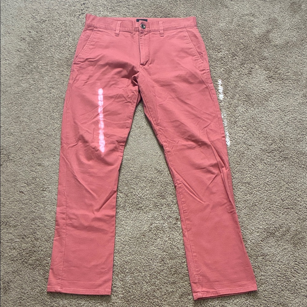 RVCA Men's Stay RVCA Chino Pants Men’s Size 30 - Color: Brick